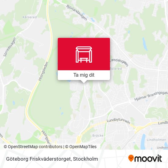 Göteborg Friskväderstorget karta