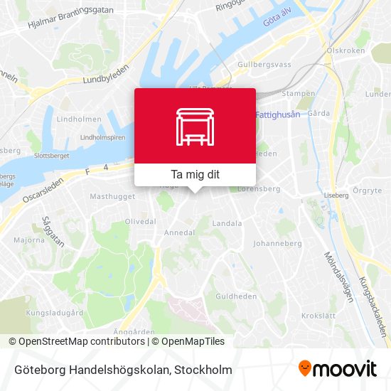 Göteborg Handelshögskolan karta