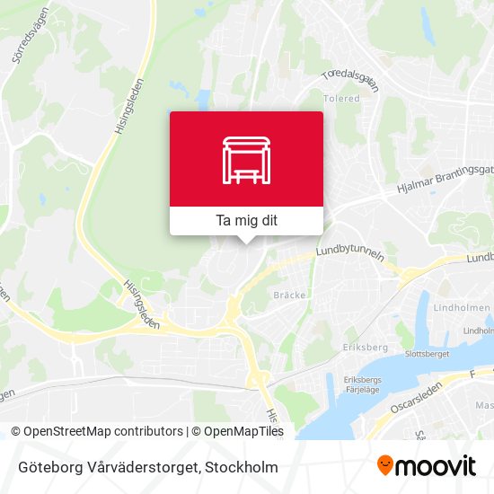 Göteborg Vårväderstorget karta