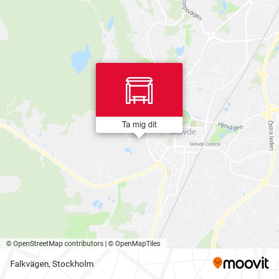 Falkvägen karta