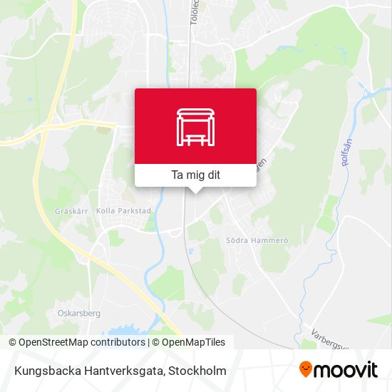 Kungsbacka Hantverksgata karta