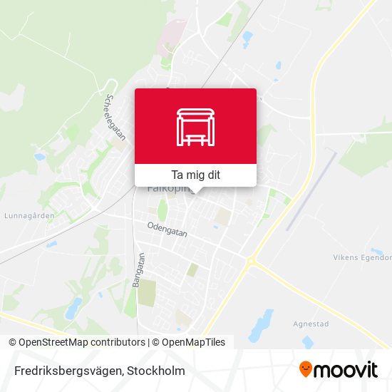 Fredriksbergsvägen karta