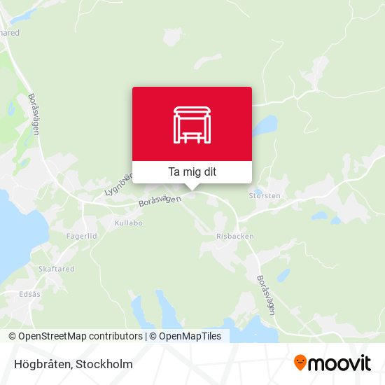 Högbråten karta