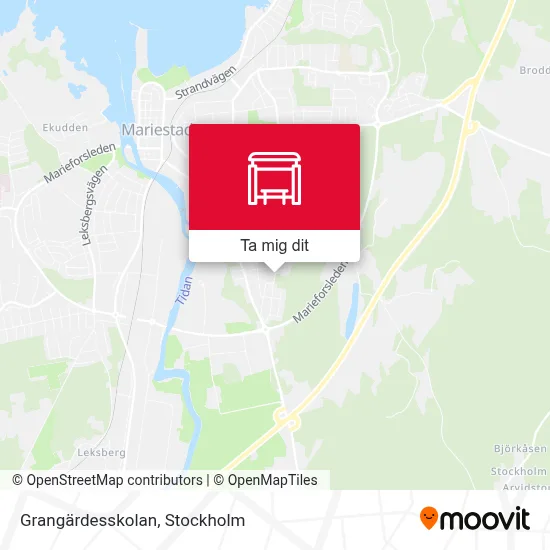 Grangärdesskolan karta