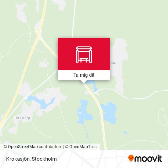 Krokasjön karta