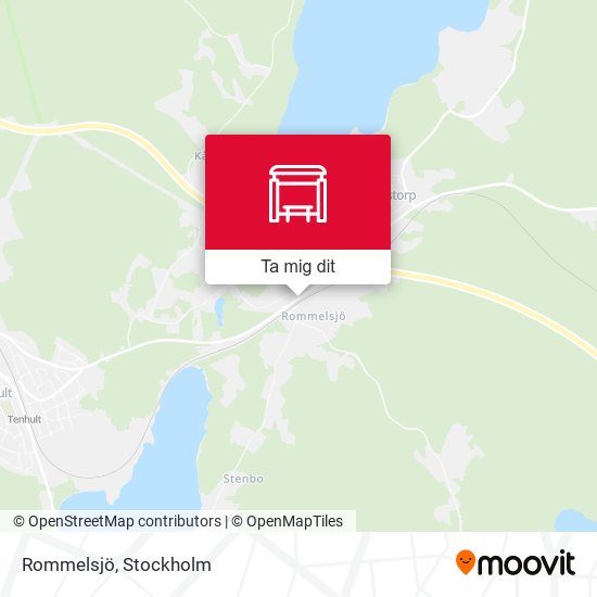 Rommelsjö karta