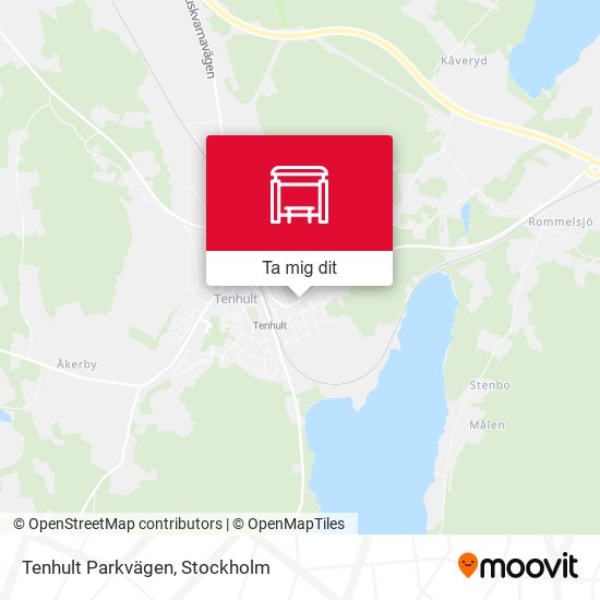 Tenhult Parkvägen karta