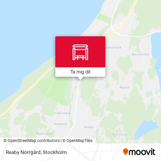 Reaby Norrgård karta