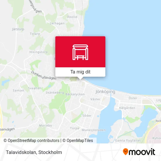Talavidskolan karta