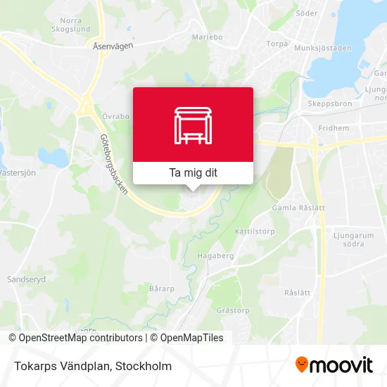 Tokarps Vändplan karta