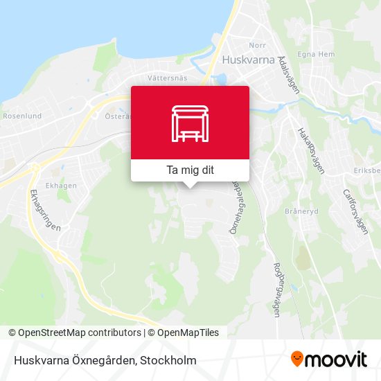 Huskvarna Öxnegården karta