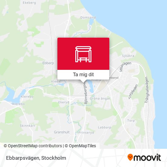 Ebbarpsvägen karta
