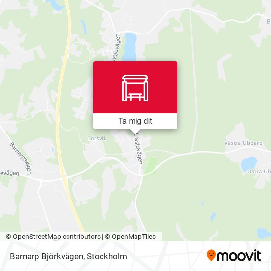 Barnarp Björkvägen karta