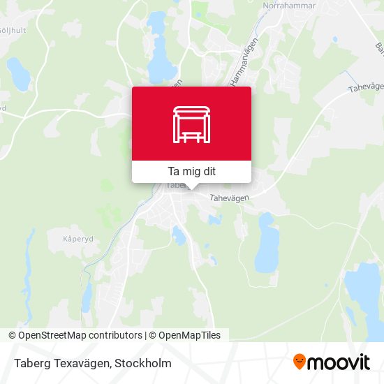 Taberg Texavägen karta