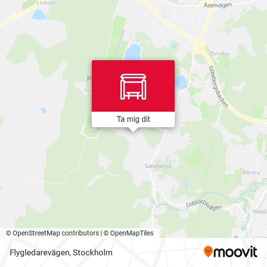 Flygledarevägen karta
