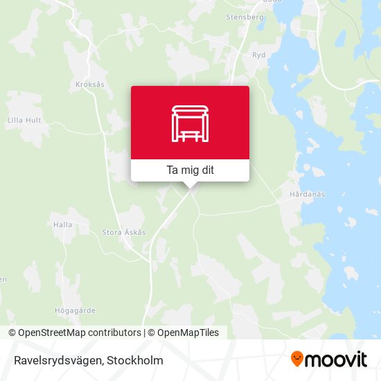 Ravelsrydsvägen karta