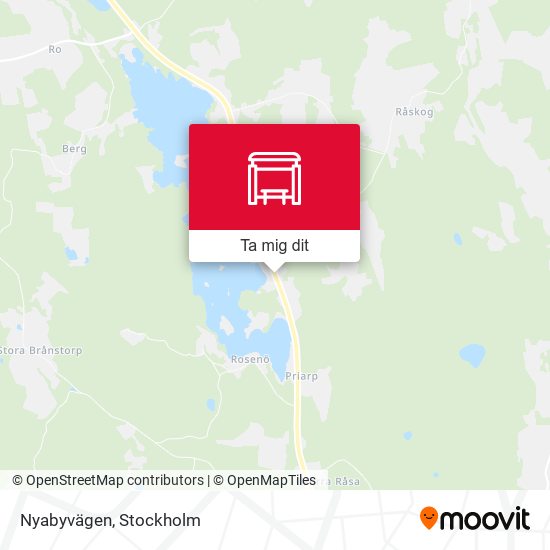 Nyabyvägen karta