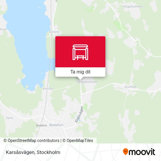 Karsåsvägen karta