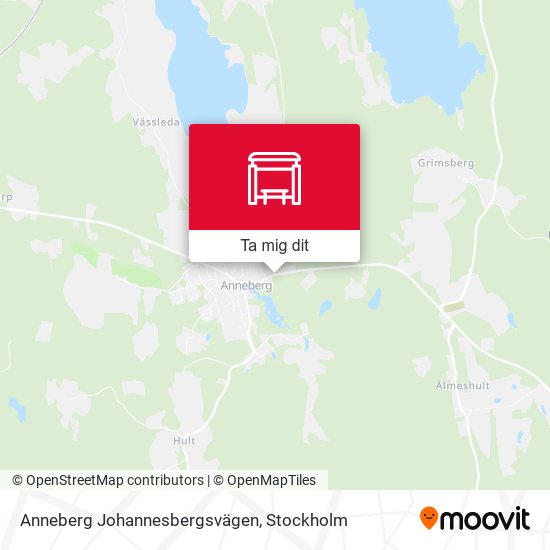 Anneberg Johannesbergsvägen karta