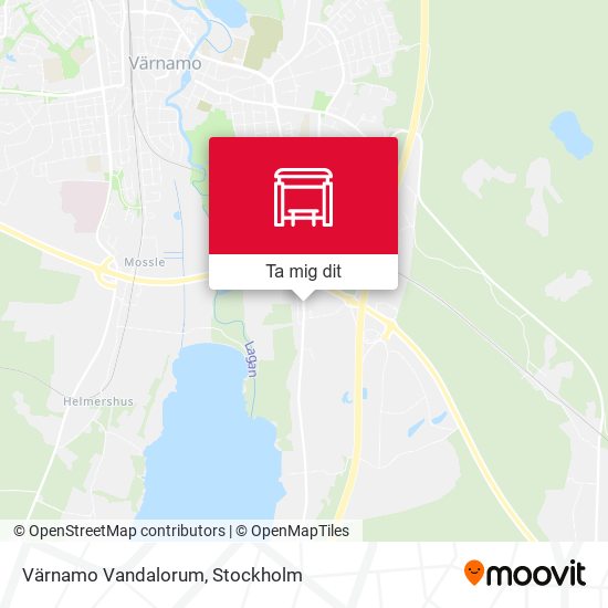 Värnamo Vandalorum karta