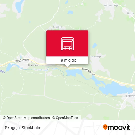 Skogsjö karta