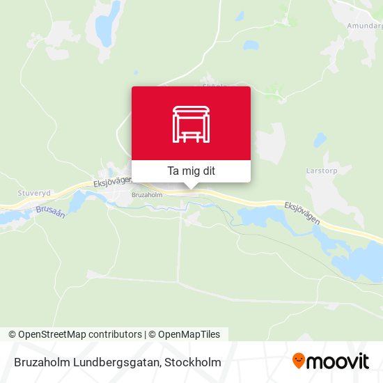 Bruzaholm Lundbergsgatan karta