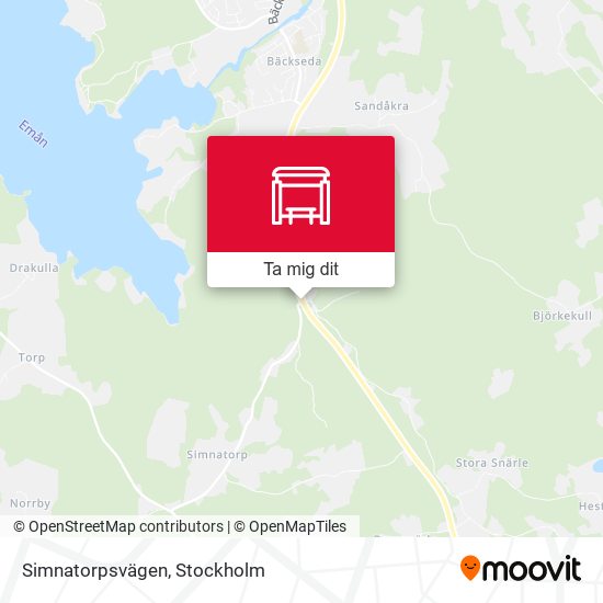 Simnatorpsvägen karta