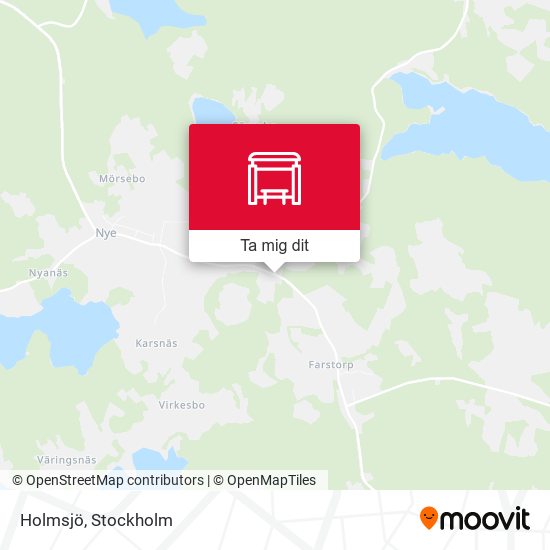 Holmsjö karta