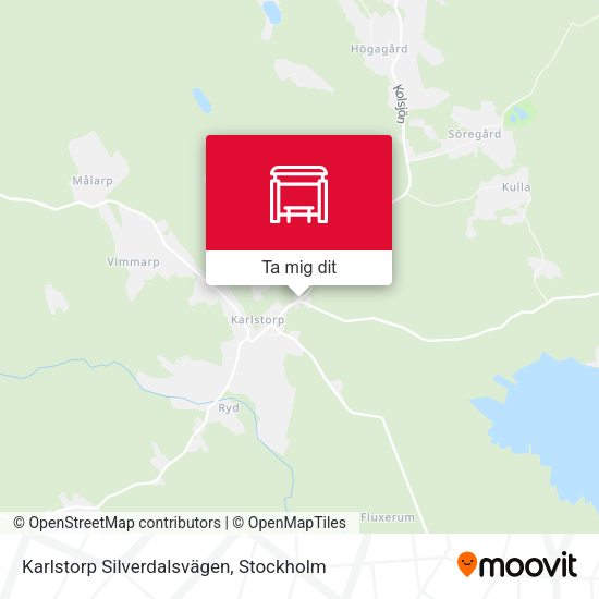 Karlstorp Silverdalsvägen karta
