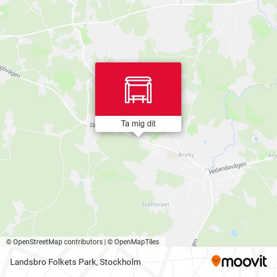 Landsbro Folkets Park karta
