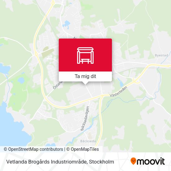 Vetlanda Brogårds Industriområde karta