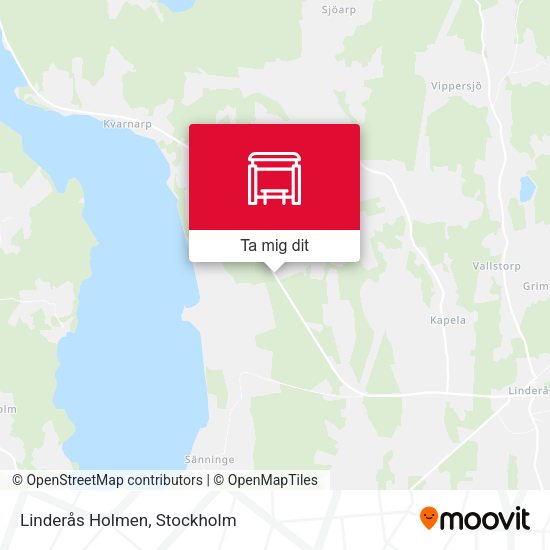 Linderås Holmen karta