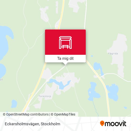 Eckersholmsvägen karta