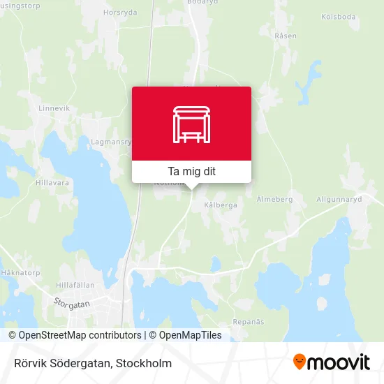 Rörvik Södergatan karta