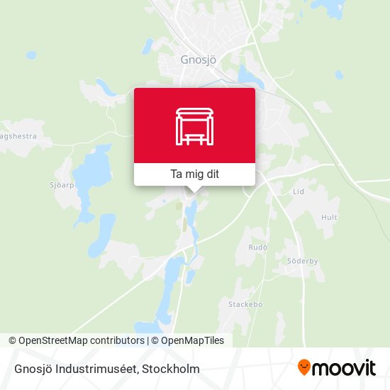 Gnosjö Industrimuséet karta