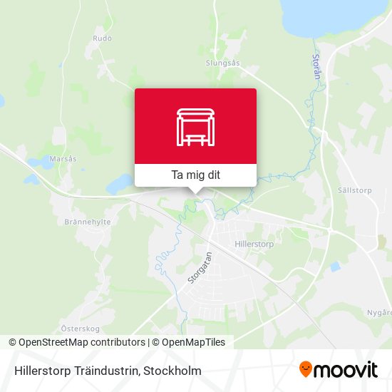 Hillerstorp Träindustrin karta