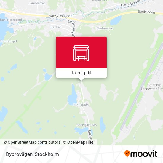 Dybrovägen karta