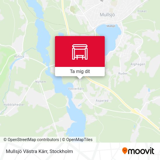 Mullsjö Västra Kärr karta