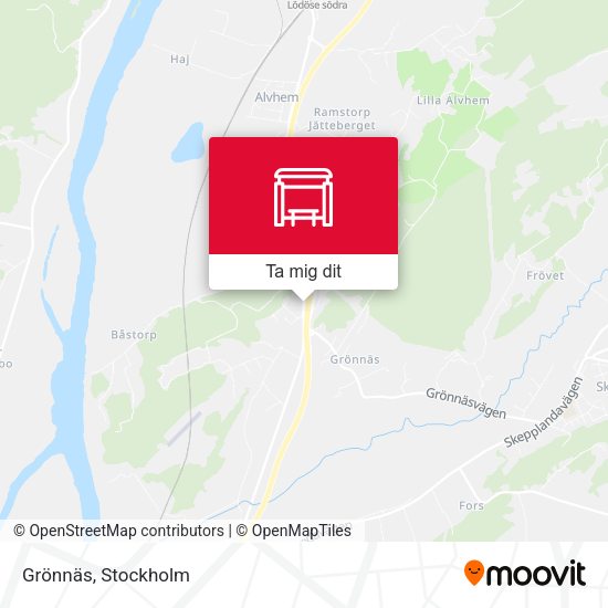 Grönnäs karta