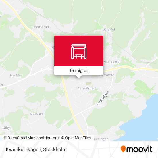 Kvarnkullevägen karta