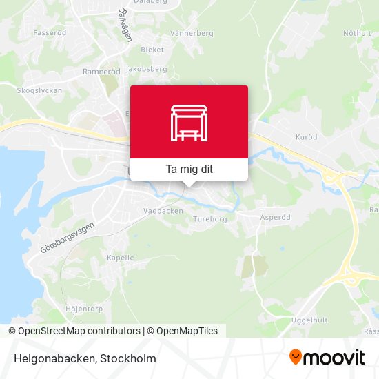 Helgonabacken karta