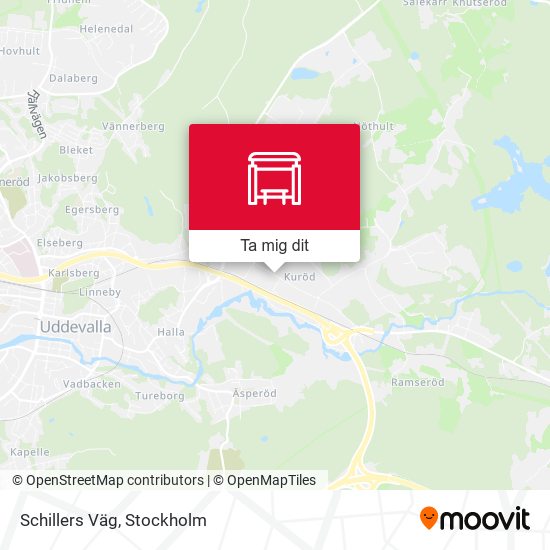 Schillers Väg karta