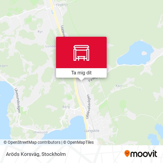 Aröds Korsväg karta
