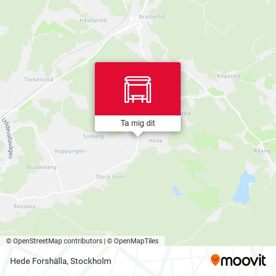 Hede Forshälla karta