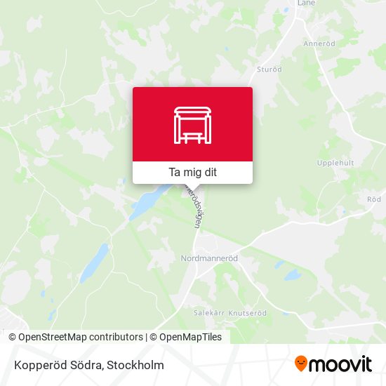Kopperöd Södra karta