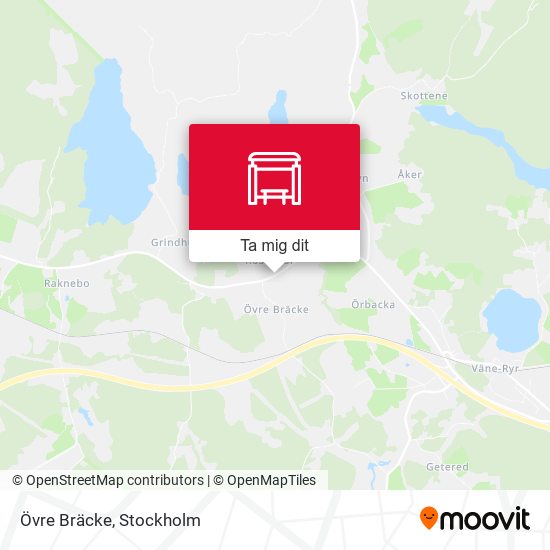 Övre Bräcke karta