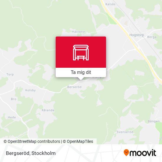 Bergseröd karta