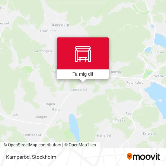 Kamperöd karta
