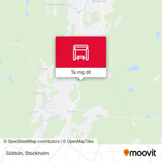 Söbbön karta