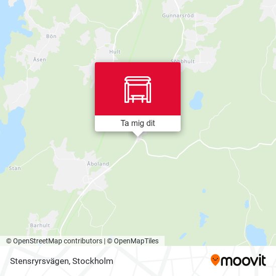 Stensryrsvägen karta